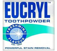 12 x Eucryl Toothpowder Freshmint Flavour 50g by Eucryl