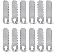 12 x Metal Replacement Blades, Blade for Lawn Mower,Blade for Cutting Edging,Lawn Mower Blades,Brushcutter Blade,for Garden,Lawn,Farm