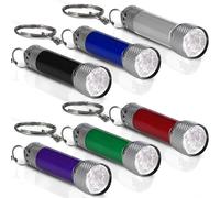 12 X Mini Led Flashlight Keychain Children, Small Flashlight Torch Camping Hiking Hunting Backpack Shoulder Fishing Gadgets Birthday Kids Useful Gadgets