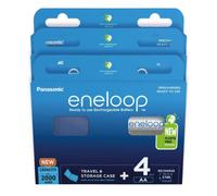 12 X Panasonic Eneloop AA 2000mAh Piles Rechargeables Boîte De Rangement