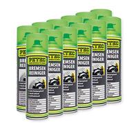 12 x Petec Nettoyant freins Frein à disque Spray dégraissant 500 ml 70060
