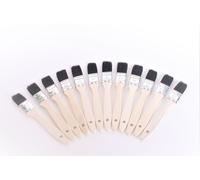 12 x pinceaux plats 25 mm pinceau pour colle et bricolage pinceau à peinture pin