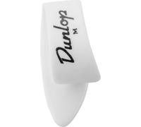 Jim Dunlop – Onglets de pouce 9012 – Gaucher Medium Blanc – Sachet de 12