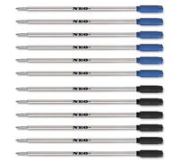 12 x recharges de stylo, pointe moyenne de 0.7 mm par NEO+. Ils sont compatibles (6 x encre noire, 6 x encre bleue)