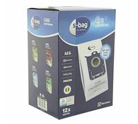 Electrolux Sac aspirateur E201SM S-bag Classic Long Performance Filtration 99,5% Lot de 12