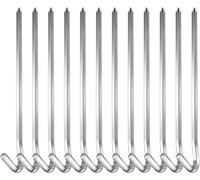 12 X Tent Pegs,Lightweight Aluminium Alloy Tent Ground Pegs,Extremely Stable Aluminium Alloy Ground Pegs For Camping And Outdoors