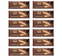 12 x Tre Marie Ancora Uno Wafer Gianduia Nero avec crème Gianduja Produit obtenu par Piémont Noisette IGP 175 g