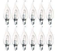 12 X Trio Halogène Windstoßkerzen 28W Près De 40W E14 Clair 370Lm Chaud Dimmer