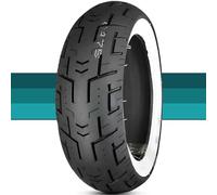 120/70-12 Pneu 120/70/12 Pneu Route avec Flanc Blanc | 120 70 12 Tubeless pour Scooter | 51P 5 P.R. Pneus de Remplacement Route pour Avant ou Arrière