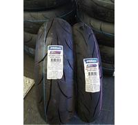 120/70 17 Et 180/55 17 Paire De Pneus Moto Mitas Sport Force+ Pneumatiques Dot25