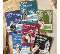 120 autocollants pour scrapbooking - Accessoires de journaling, série esthétique de lecture littéraire pour décoration de bullet journals, carnets, journaling DIY, peinture (histoires littéraires)