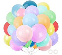 120 Ballons Anniversaire Multicolore,Ballon Pastel Rose Bleu Vert Décoration Mariage,Ballon Gonflable Pour Baby Shower, Mariage,Carnaval,Fête,Ballons De Baudruche Decoration Anniversaire Mariage