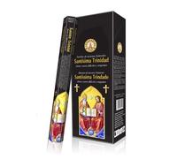 120 bâtons d'encens 6 boîtes hexagonales x 20 encens religieux parfums & sens, pas toxique pas de travail mineur - avec prière nom + porte-encens offert (Sainte Trinité)