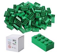 120 Blocs de Construction 4 x 2, compatibles avec Tous Les Autres Fabricants, Disponibles dans de Nombreuses Couleurs - Vert