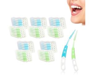 120 Brossettes Interdentaire, Forme Incurvée Gum Brossette Interdentaires