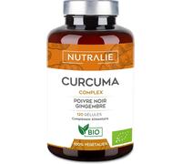 120 Capsules Nutralie Curcuma Complex Bio - Poivre Noir & Gingembre - 100% Vegan