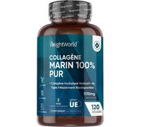 120 Capsules Weightworld 100% Pure Marine Collagen - Proteines De Collagene