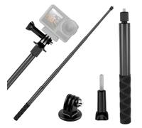 120 cm Perche à Selfie Invisible pour Insta X3 X4 X5 RS, Aluminium Selfie Stick D'Extension Extensible pour GoPro, DJI, Action Camera, pour Filmer des Vlogs Ou De Courtes Vidéos Pendant Vos Voyages