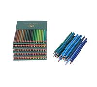 120 crayons de couleur, bois délicat 120 crayons d'artiste professionnel avec boîte verte pour artistes pour le dessin