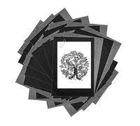 120 feuilles de papier carbone, papier de transfert en graphite noir, papier calque, papier de transfert polyvalent, accessoires de bricolage, adaptés au métal, papier, verre, bois (9 * 13 pouces)