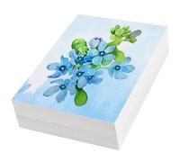 120 Feuilles Papier Aquarelle, Papier Aquarelle 300g Coton, 12,7 X 17,8 cm Feuille Aquarelle, Sans Acide, Blanc Naturel, pour Artistes Aquarelles Dessin Cartes Postales Fournitures Artistiques