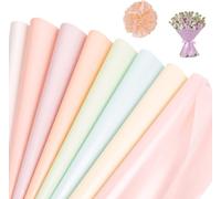 120 Feuilles Papier De Soie,21x30cm Papier D'emballage,Papier De Soie Emballage Coloré,Papier De Soie Pour Pompons,Diy Et Loisirs Créatifs(8 Couleurs)