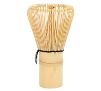 120 - Fouet traditionnel pour thé matcha, fouet en bambou pour préparer un matcha mousseux, accessoire de thé artisanal avec des dents en bambou dense pour une préparation de match