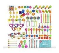 120 Jouets de Fête Anniversaire avec Boîte pour Garçons & Filles - Kermesse, Cadeaux Invités, Pochettes Surprise, Piñata, Goodies G