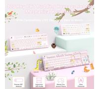 120 Keys PBT Pudding Keycaps,ASA Profile,Thermal Sublimation,ANSI US Layout for 60% TKL Mechanical Keyboard,Compatible with Cherry MX Otemu Kailh Switches.[H7]