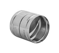 Ø 120 mm Connecteur Tube flexible avec clapet battant - Acier inoxydable