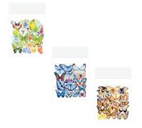 120 pcs autocollants de scrapbooking transparents, autocollants papillon transparents, autocollants papillon autocollants, pour la fabrication de cartes de bricolage, travaux manuels