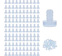 120 Pcs Butoir Porte Mural En Silicone Pare-Chocs De Table En Verre Avec Tige Tampon De Porte Caoutchouc Transparent Pour Anti-Collision Et Réduction Du Bruit De Meuble Tiroir Porte D'armoire