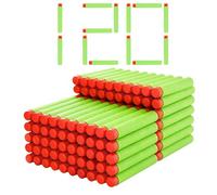 120 Pcs Flechette pour Nerf N-Strike Elite Series, Vert | Flechettes en Mousse en Recharges pour Nerf Pistolets, Fléchettes Darts pour Familiales d'extérieur, Cadeaux(7,2 x 1,3 cm)