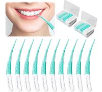120 Pcs Interdental Brushes Silicone Interdental Brushes Interdental Brushes Interdental Brushes Interdental Brushes Interdental Brushes Interdental Brushes Curved Shape For Cleaning Difficult