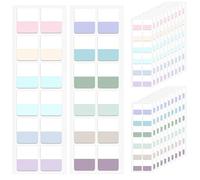 120 PCS Onglets Adhésifs, Post it Marque Page, Marque Page Adhesif, Post it Transparent pour Livre, Marque Page Post it