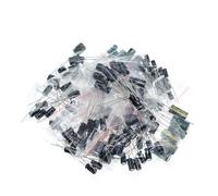 120 pièces 1 ensemble de 120 pièces 12 valeurs 0.22 UF-470 UF kit d'assortiment de condensateurs électrolytiques en aluminium