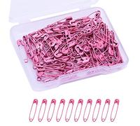 120 Pièces 19mm Mini Épingles de Sûreté, Épingles à Nourrice en Métal pour la Couture et la Fabrication de Bijoux (Rose)