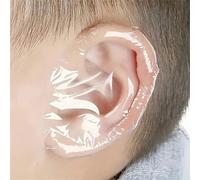 120 pièces Bouchons d'oreille en plastique étanches, bouchons d'oreille étanches pour la natation, bouchons d'oreille en plastique étanches pour la protection auditive, accessoires de plage, accessoir