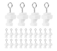 120 Pièces Butée D’extrémité de Tringle à Rideaux Plastique | Design Précis et Discret, Usage Maison ou Hôtel, Installation Facile, pour Rails Courbes au Plafond ou Mur