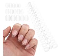 120 Pièces Capsules D’ongles Courtes à Couverture Complète, ABS | Manucure Rapide et Art Ongulaire, Protection des Ongles Naturels, Style Minimaliste Moderne