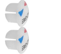 120 Pièces Capuchons D'indexation, Rouge Bleu, Plastique | Repères Chaud Froid, Montage à Pression Simple, Trou 6,7mm, pour Lavabo Salle de Bain et Douche