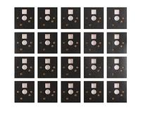 120 Pièces Commutateur de Clavier Mécanique Tampons d'arbre Autocollant Bruit Réduction du Son Mousse Autocollants Film Isolant Stabilisateur Amortisseur de Bruit Film Isolant (PE)