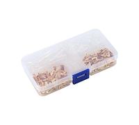 120 pièces Connecteurs 3,5mm Bornes à sertir Terminal mâle et Femelle Connecteurs de Fil Laiton avec Couvercle Isolant, Terminaux, Terminaux