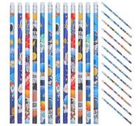 120 Pièces Crayons D’astronaute en Bois avec Gomme, Style Kawaii | Motif Espace Coloré, Lot Prêt à Distribuer, pour Cahiers et Coloriages, Usage Classe ou Voyage Style Aléatoire