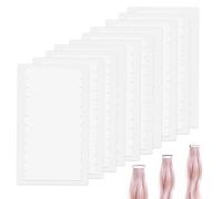 120 pièces de ruban d'extension de cheveux, ruban adhésif de remplacement pour adhesif extension cheveux blancs, bande adhesive extension double face pour extensions de cheveux, cheveux humains