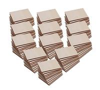 120 Pièces De Visite En Bois Contreplaqué Vierge De Nom En Bois PLAQUE En Bois Non Fini