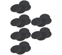 120 Pièces Disque de Ponçage Noir en Carborundum pour Pédicure | Exfoliation des Callosités et Peau Morte, Accessoire Pratique pour Appareil de Pied, Usage Confortable