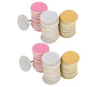120 Pièces Disques de Ponçage pour Pédicure 25mm, Lot, avec Axe | Papier Abrasif Fin, Support à Roulement de Précision, Usage Pieds et Ongles, pour Maison ou Salon