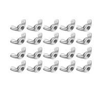 120 pièces écrous à ailes papillon M3 M4 M5 M6 M8 M10 oreilles zingués écrou de serrage la main fixations zinguées Pour Bricolage(M8)