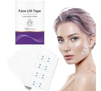 120 Pièces Face Lift Tape Lift Visage, Face Taping Visage, Patchs De Levage De Visagè Invisibles, Lifting Visagè, Patch Anti Rides Visages Pour Double Menton, Cou Et Yeux, Anti Rides Puissant Immediat